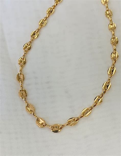 ouroboros necklace gucci|14k gold Gucci link chain.